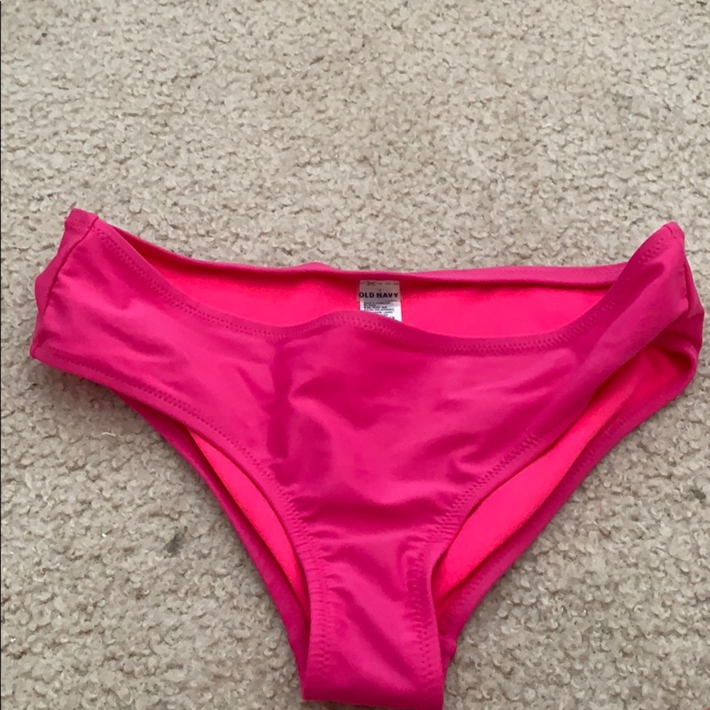 Hot pink bathing suit bottoms